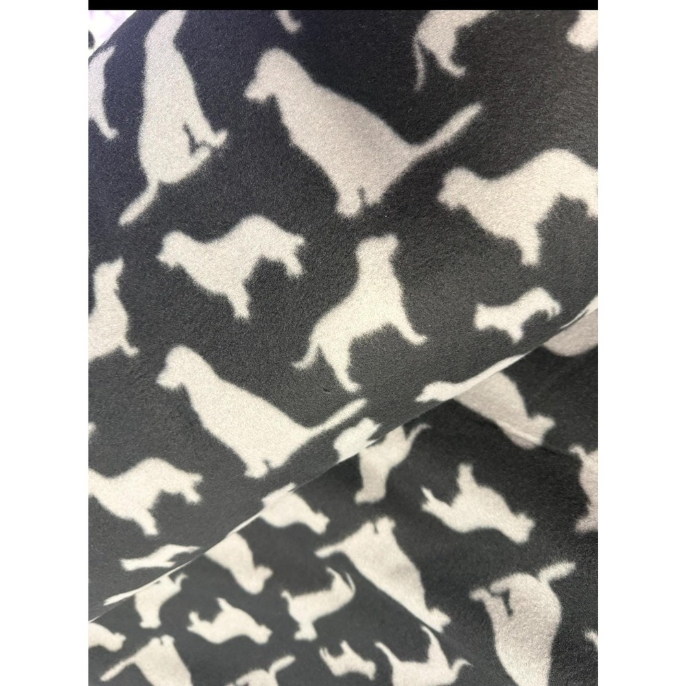 DOG Silouettes Happy Value Craft fleece OEKOTEX® STANDARD 100 (1 unit = 1 yard)